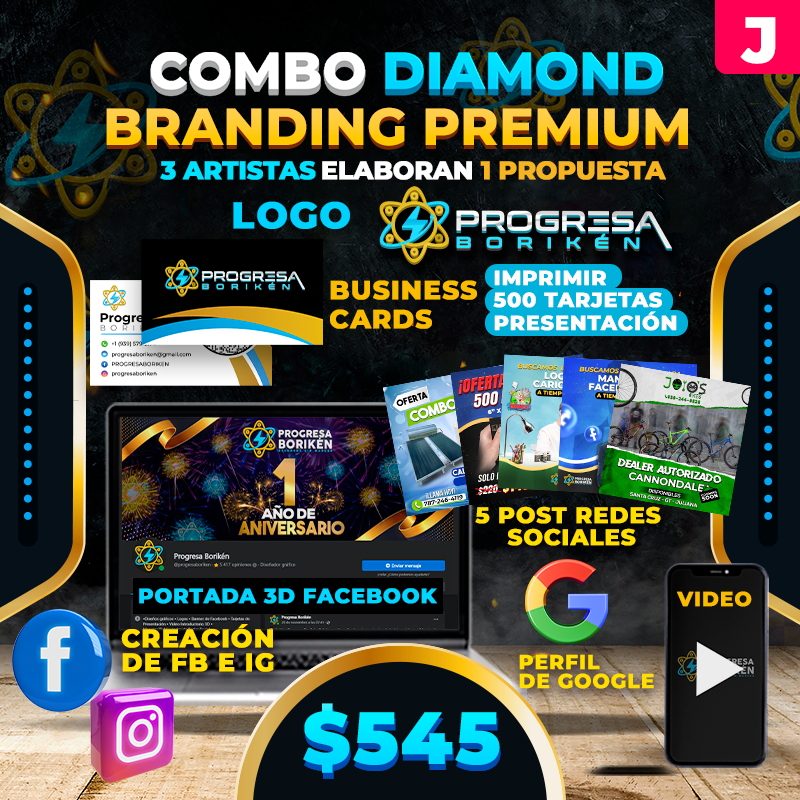 J. $545➡️ Combo Diamond  BRANDING PREMIUM 👉